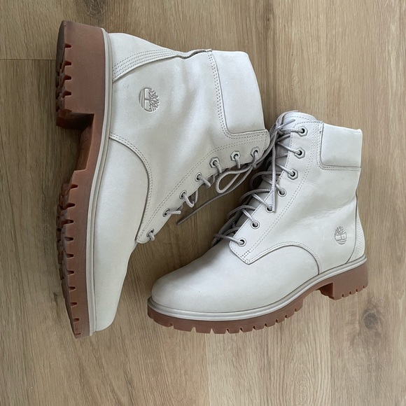 Timberland Women's White Boots - Picture 1 of 7